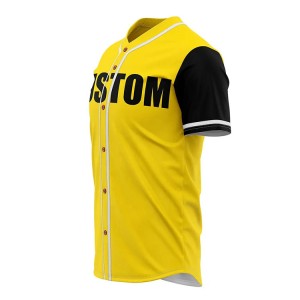 Uniforme personalizzata in jersey da baseball personalizzata con nome della squadra sublimato, stampa numero logo