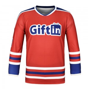 Jugend-American-Hockey-Uniform-Set, vollständig angepasstes American-Eishockey-Trikot, heiße Herren-Uniformen