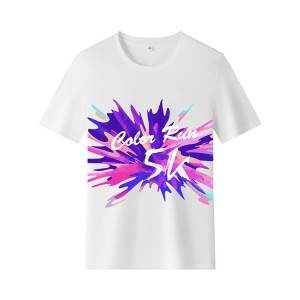 5k Fun Themes color run Polyester Custom Running Tshirt