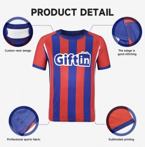 Logo OEM personnalisé hommes équipe Sublimation sport vêtements de Football t-shirts uniforme maillot de Football