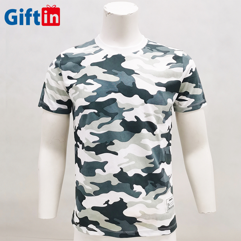 factory Outlets for Clothing Factory - 2020 Wholesale Fashion Cool T shirts For Mens Streetwear Camouflage Cotton T shirts – Gift