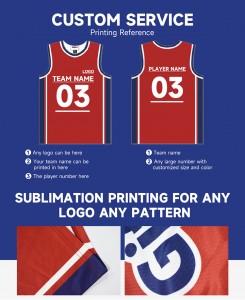 Servizio OEM di gilet senza maniche personalizzato con stampa a sublimazione per sport di pallacanestro