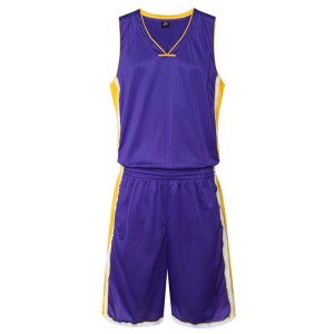 Großhandel OEM Custom Logo V-Ausschnitt Basketball-Trikots-Sets Plus Size Basketball Wear Uniform Herren