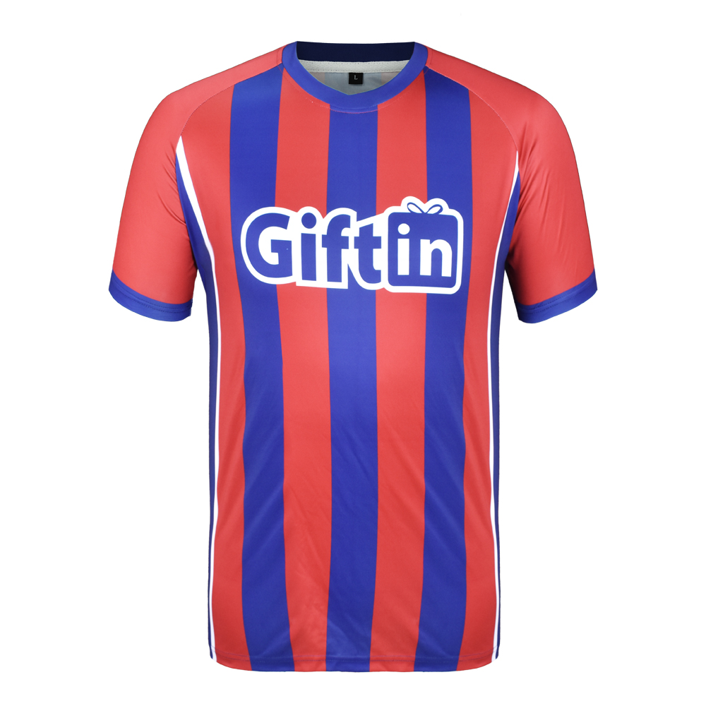 Factory Supply Custom Sublimated Singlets - Custom OEM Logo Men Team Uniform Soccer Wear T Shirts Sublimation Sports  Football Jersey – Gift