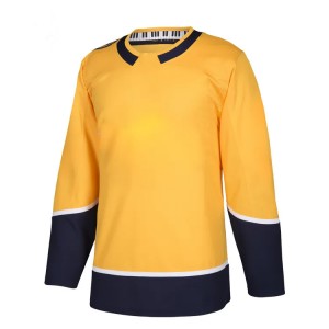 Set uniforme da hockey su ghiaccio all'ingrosso personalizzato Maglia da hockey su ghiaccio americana completamente personalizzata