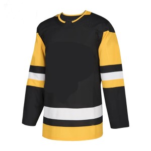 Conjunto de uniforme de hóquei no gelo por atacado personalizado Camisa americana de hóquei no gelo totalmente personalizada