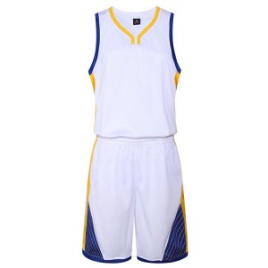 Ensembles de maillots de basket-ball à col en V avec Logo personnalisé OEM, uniforme de basket-ball de grande taille pour hommes, vente en gros