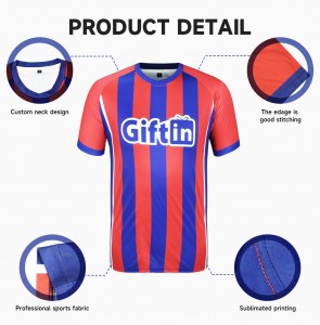 Logo OEM personalizat Uniforma de echipă pentru bărbați Îmbrăcăminte de fotbal Tricouri Sublimare Tricou de fotbal sportiv