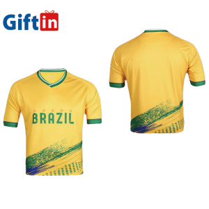 Custom V-neck sublimated soccer jerseys sports team clothing
