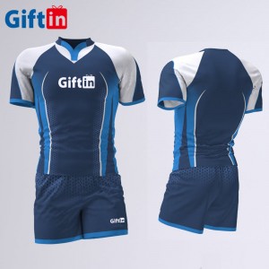 Camiseta de rugby personalizada, ropa de equipo, kits deportivos bordados