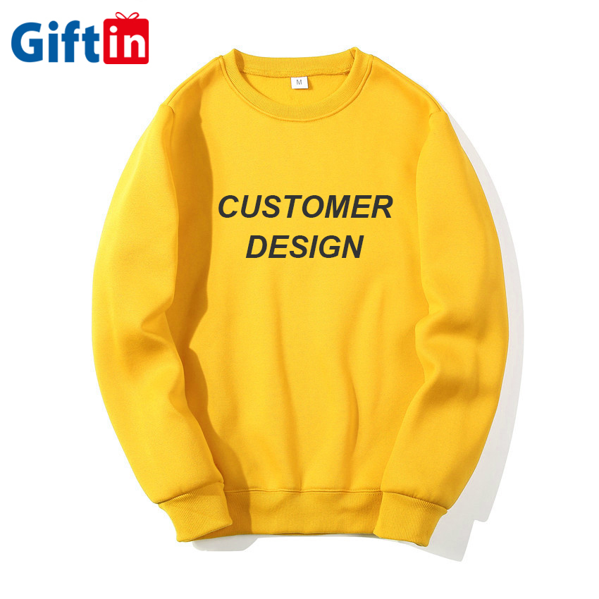 Cheap PriceList for Custom Hoodie Maker - High Quality Printing Custom Crewneck women sudaderas Unisex Hoodies Sweatshirts – Gift