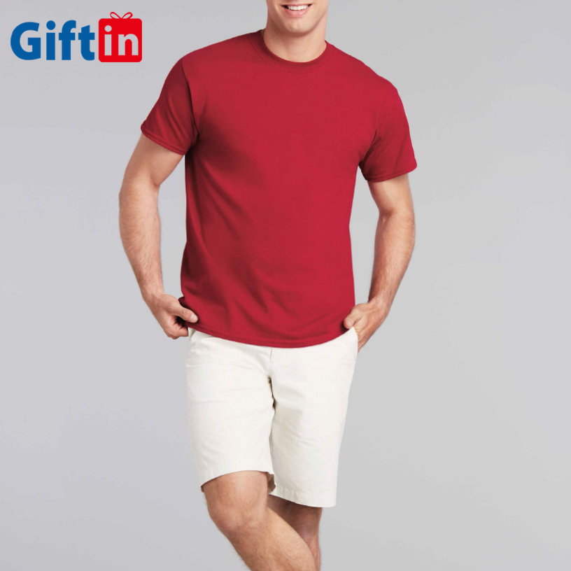 Hot New Products E-Commerce - 210G 100% Cotton Custom Printing Short Sleevetee Tee Neck Plus Size Brand Couple T Shirt Men T-Shirt  – Gift