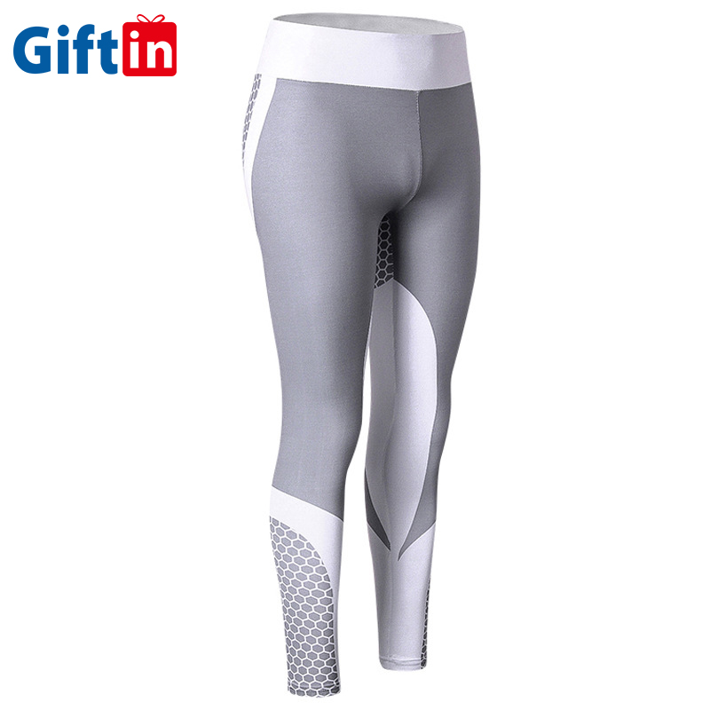Factory supplied Sweatshirt Manufacturers - wholesale honeycomb sublimation pockets pant slimming girls women tights gym leggings butt lifting printed yoga pants – Gift