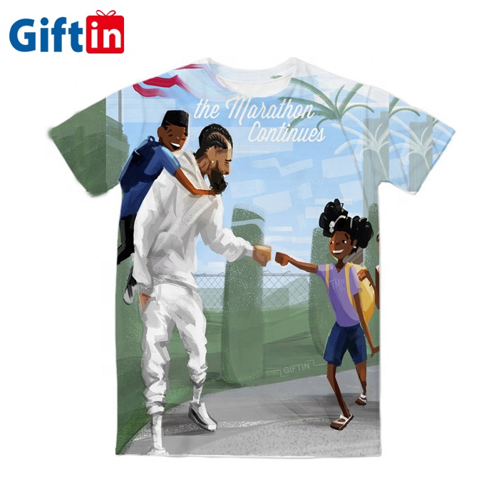 Factory Free sample T Shirt Disney – OEM Custom Polyester Sports Sublimation Printing Marathon Running T shirt – Gift
