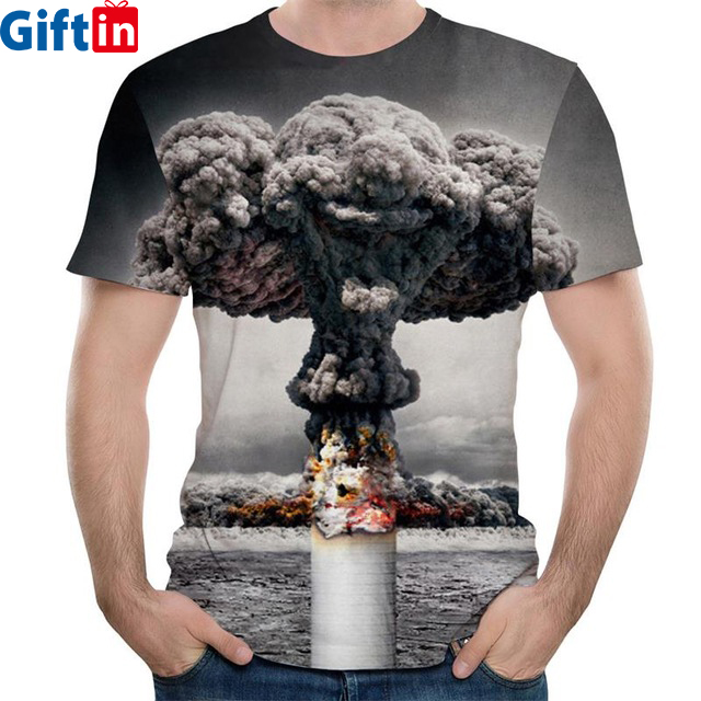 Manufactur standard Create Your Own Tshirt - Wholesale Mens fashion printing tee blank high quality t-shirts – Gift