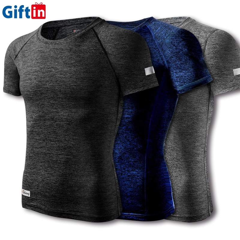 8 Year Exporter Personalized Tee Shirts - High Quality Wholesale Cheap Men Cotton Spandex Men Muscle Reflective Sport Gym Fitness Running Quick Dry Fit Mens T Shirt – Gift