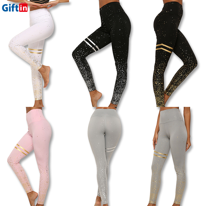 Factory supplied Polyester T Shirts Sublimation - wholesale Spring Summer legging Hot stamping fitness Sports Slim Female sexy girl butt lift high waist women yoga pant – Gift
