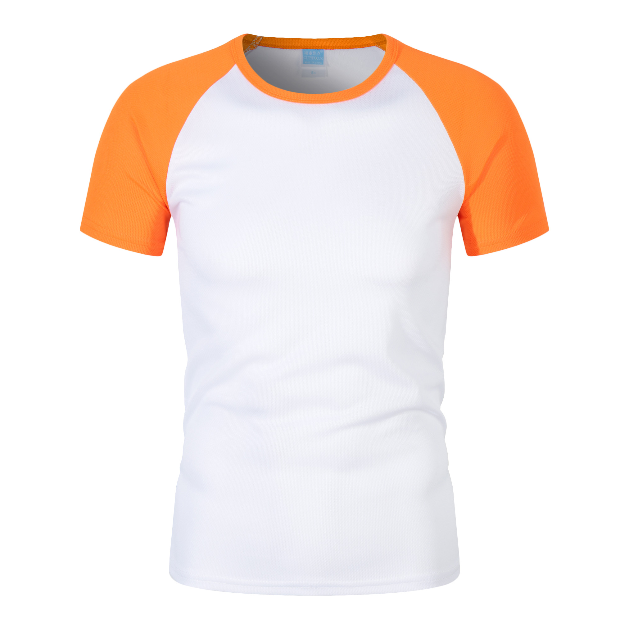 High definition Custom Shirt Maker - Two color stitching sports dry fit breathable comfortable 100% polyester birdeye raglan sleeve t shirt – Gift