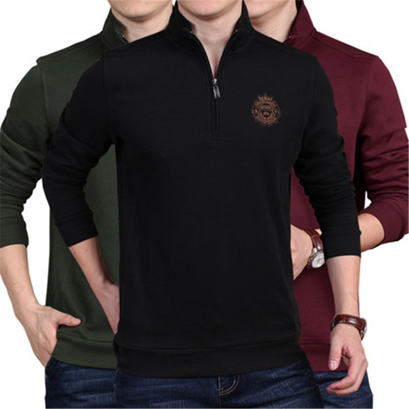 Reasonable price Logo Polo Shirts - High quality custom Autumn mens zipper collar polo shirt hoodie&sweater – Gift