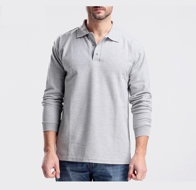 Best Price on Quality Polo Shirts - High Quality Oem Customized Logo Blank Plain long sleeve Men Golf Polo T Shirt – Gift