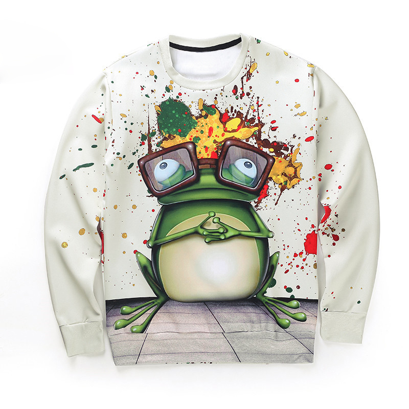 OEM Manufacturer Custom Tshirt Printing - Fashion round neck pullover, custom 3d sublimation custom sweater – Gift