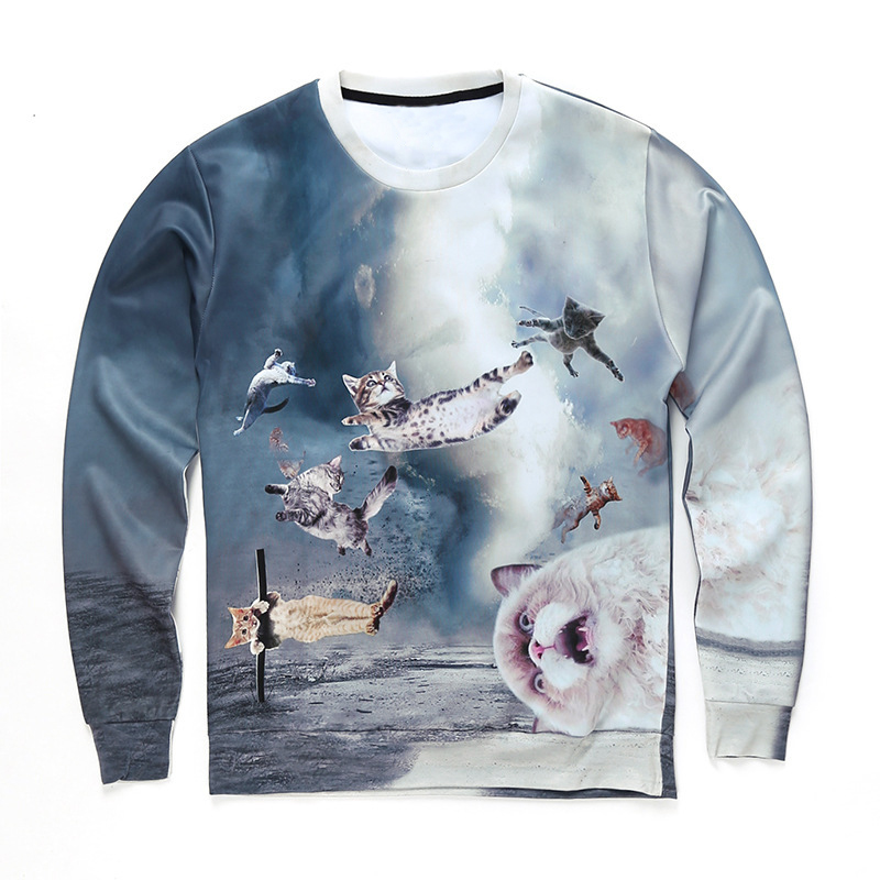 factory low price T Shirt Promo - Fashion round neck pullover, custom 3d sublimation woolen sweater designs for ladies – Gift
