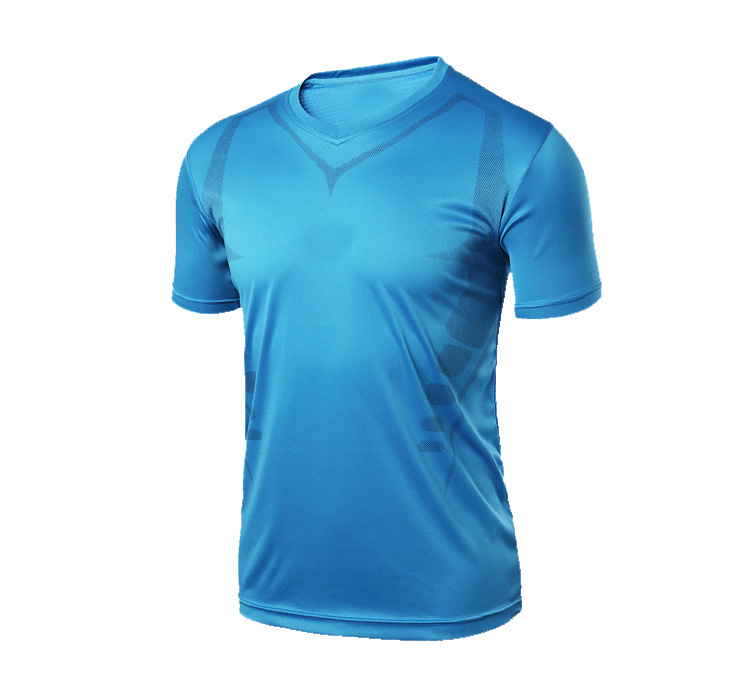 Factory Price For Running T Shirts Women\\\’s - Coolmax sport dry fit 92% polyester 8% spandex mens short sleeve t shirt – Gift