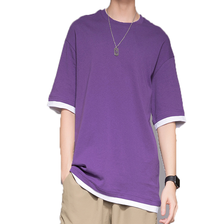 OEM Customized Custom Hoodies Embroidered - Oversized hip hop cotton custom logo round neck men t shirt – Gift