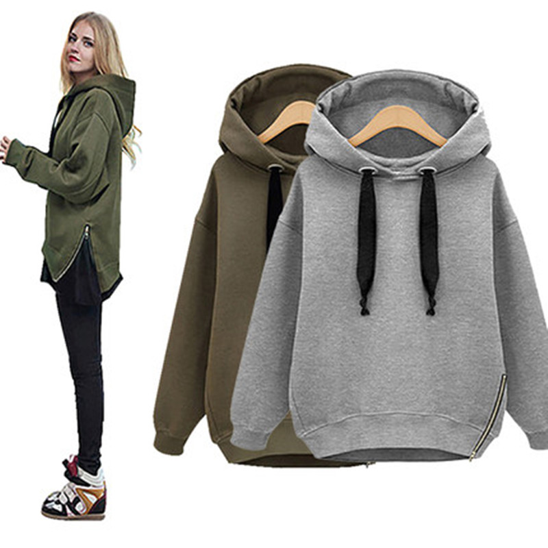 2019 China New Design Advertising Shirts Price - high quality 100% fabric cotton double two sided side zipper hoodie with hood – Gift