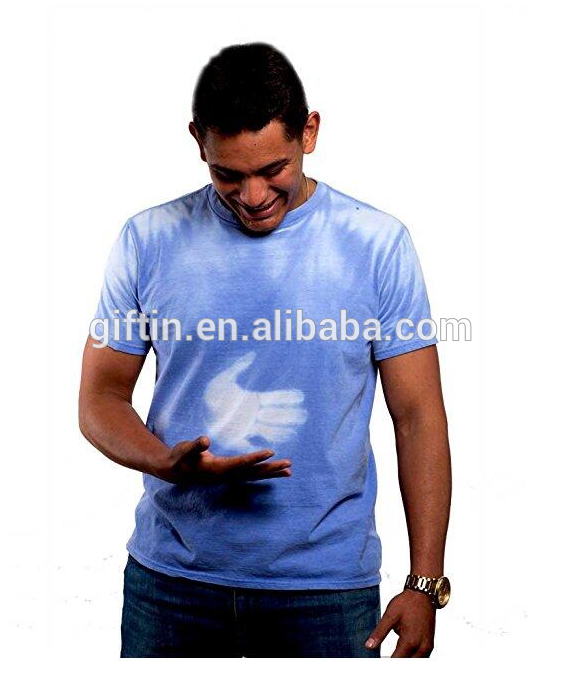 Factory Promotional Promotional Shirts With Logo - shadow shifter adult men's /unisex color changing T-shirt heat sensitive like Hypercolour – Gift