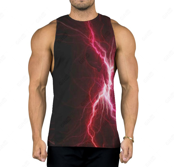 China OEM Marathon Training Shirt - mens all over sublimation print tank tops – Gift