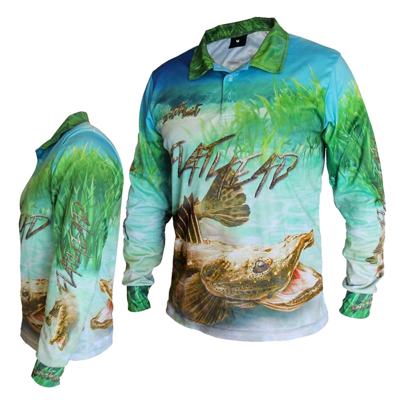 High reputation Polo Style Shirts - Custom Digital Print Logo Fishing T Shirt, Outdoors Quick Dry Fishing Jersey Wear – Gift