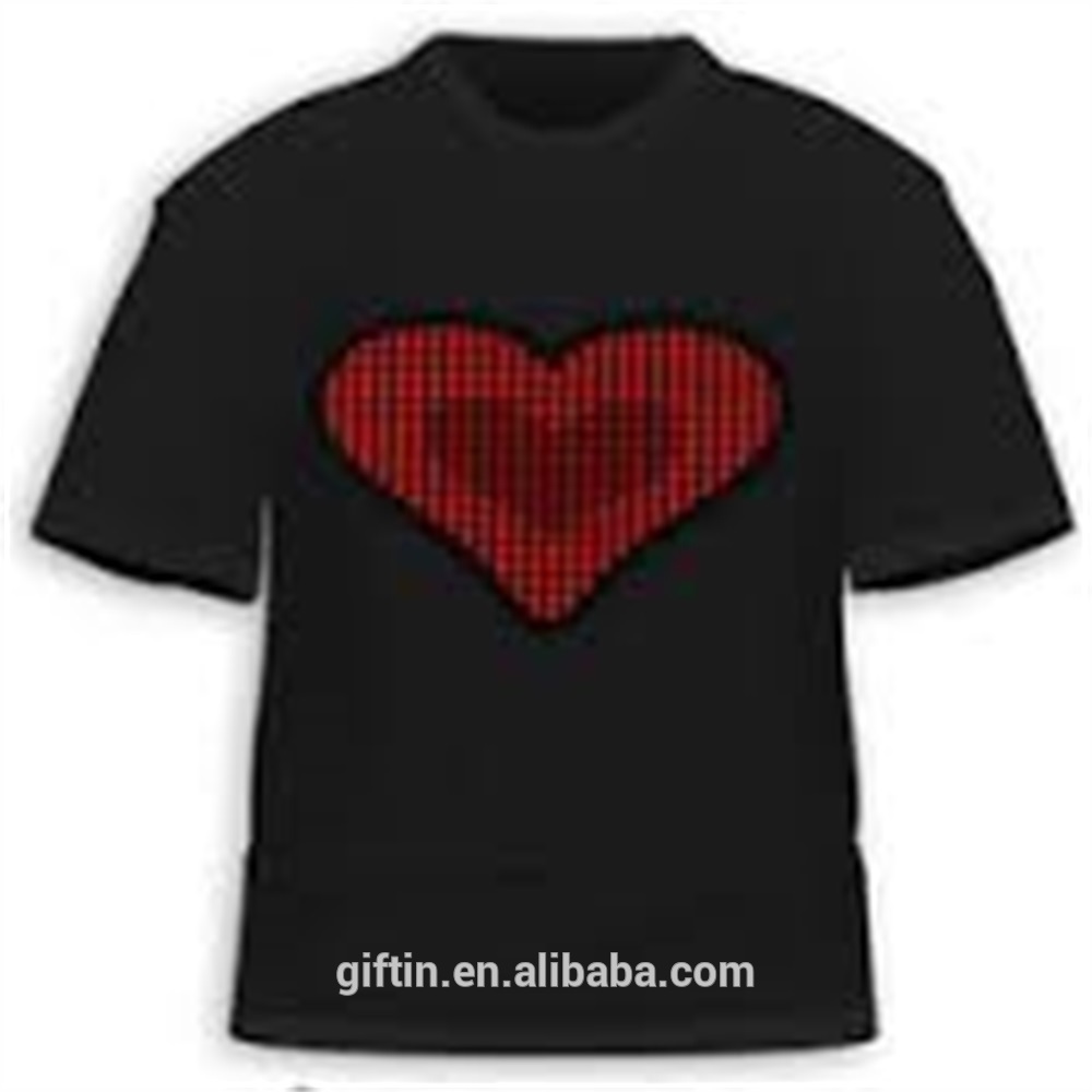 Best Price on Jumper Printing - 2016 Guangzhou comfortable activated led t shirt wholesale wholesale – Gift