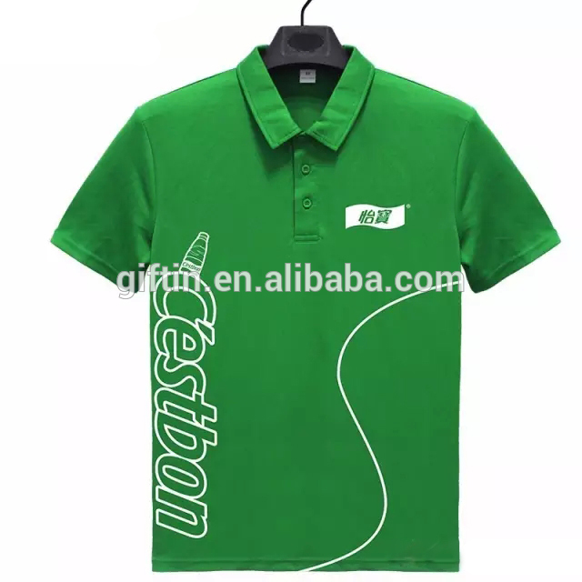 Factory Cheap Sublimated Uniforms - 100% cotton high quality custom logo mens polo shirts printing – Gift