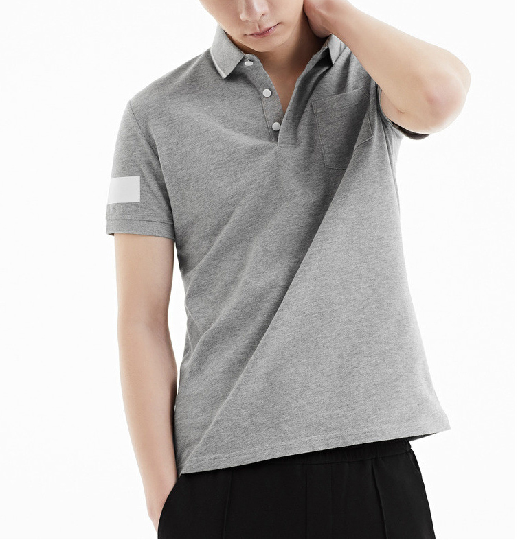 Factory directly supply Full Print Shirts - Custom Men's Pique Short Sleeve Polo Shirt – Gift