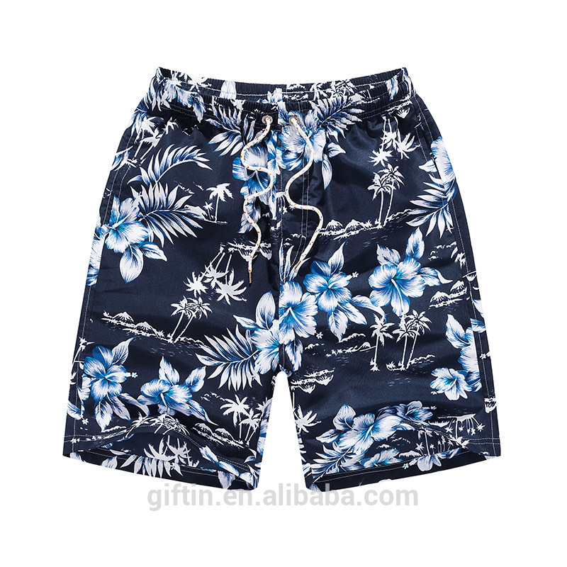 China OEM Custom Made T Shirts - OEM Men's Board Shorts Pattern Swimsuit Pattern  sublimation printing Beach shorts – Gift