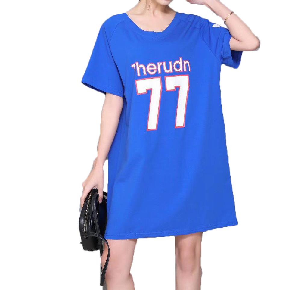 Personlized Products Polo Embroidery Logo - Fashion design loose oversized t-shirt dress womens t shirt for women – Gift