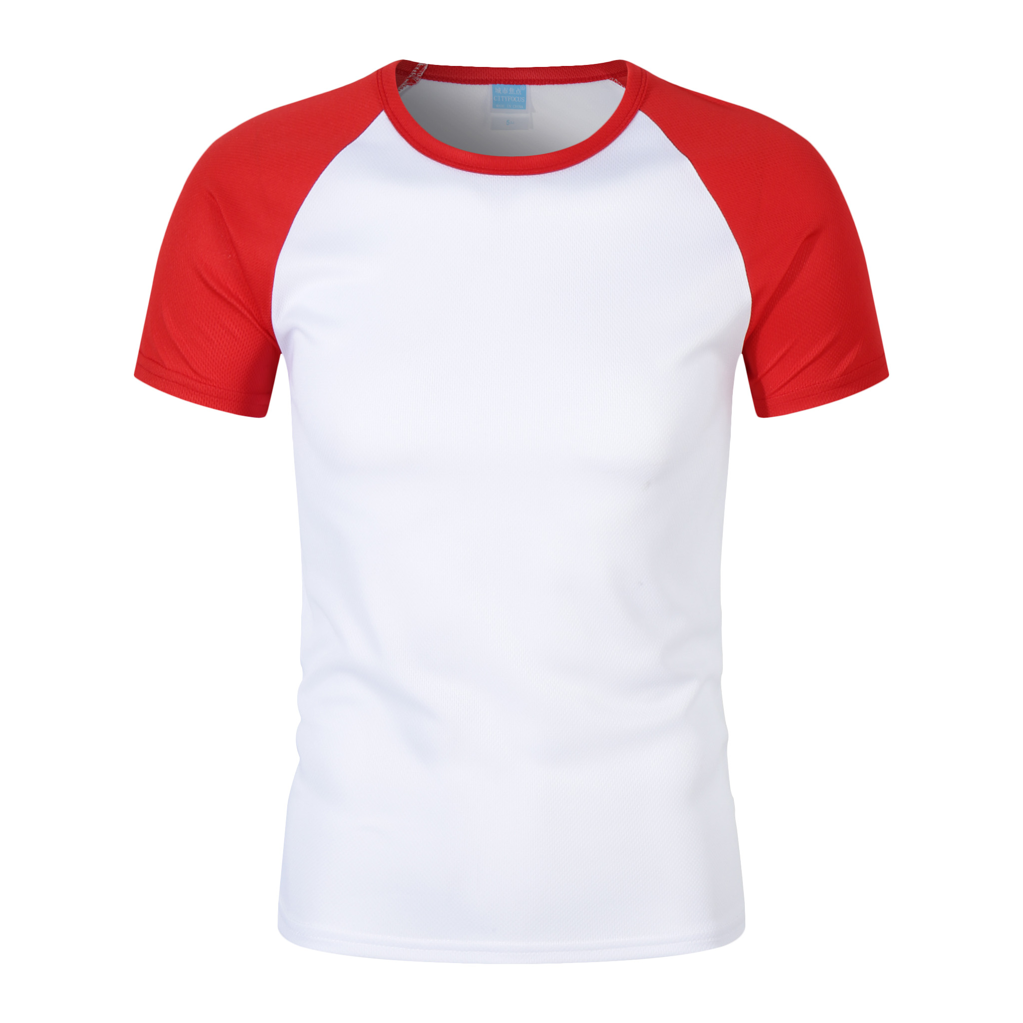 Good Quality Full Color Shirt Printing - High Quality Raglan sleeve round neck short t-shirt – Gift