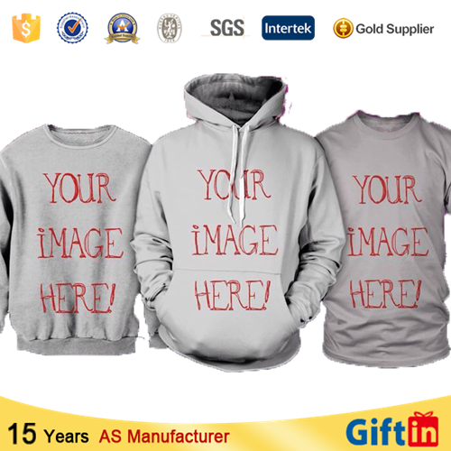 Factory source Custom Made Sweatshirts - Fashion round neck pullover, custom 3d sublimation sweater men – Gift
