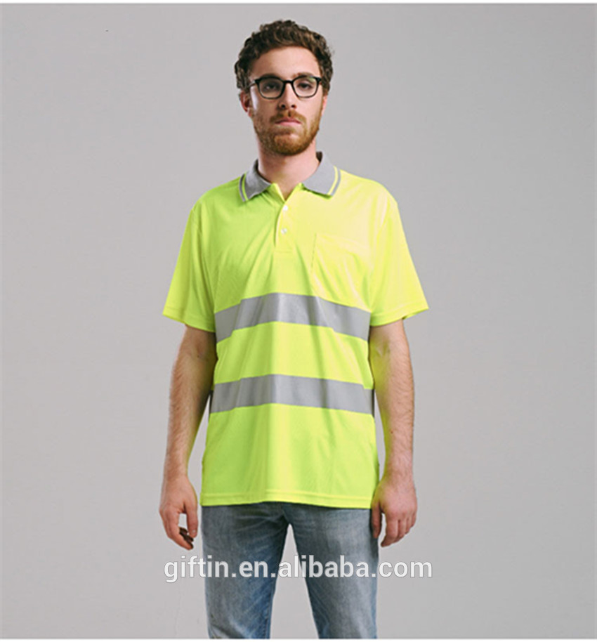 2019 High quality Dri Fit Shirts - China wholesale manufacturer clothing men hi vis safety polo shirt – Gift