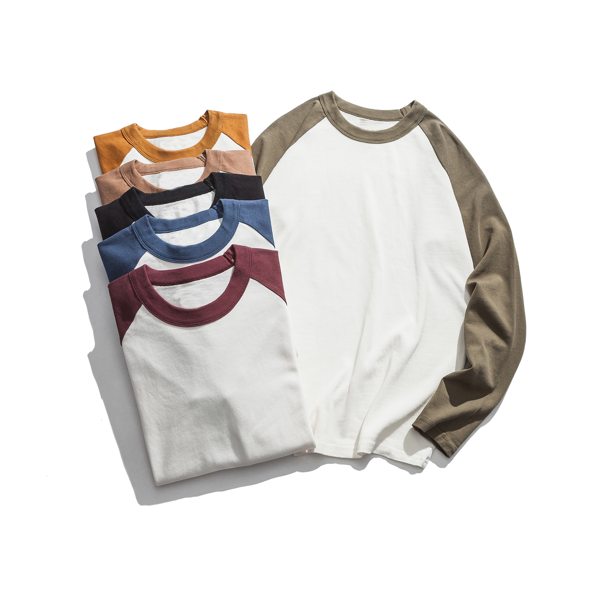 Low MOQ for Uniform Shirts - 100% cotton plain long sleeve t-shirt or custom embroidery logo t-shirt – Gift