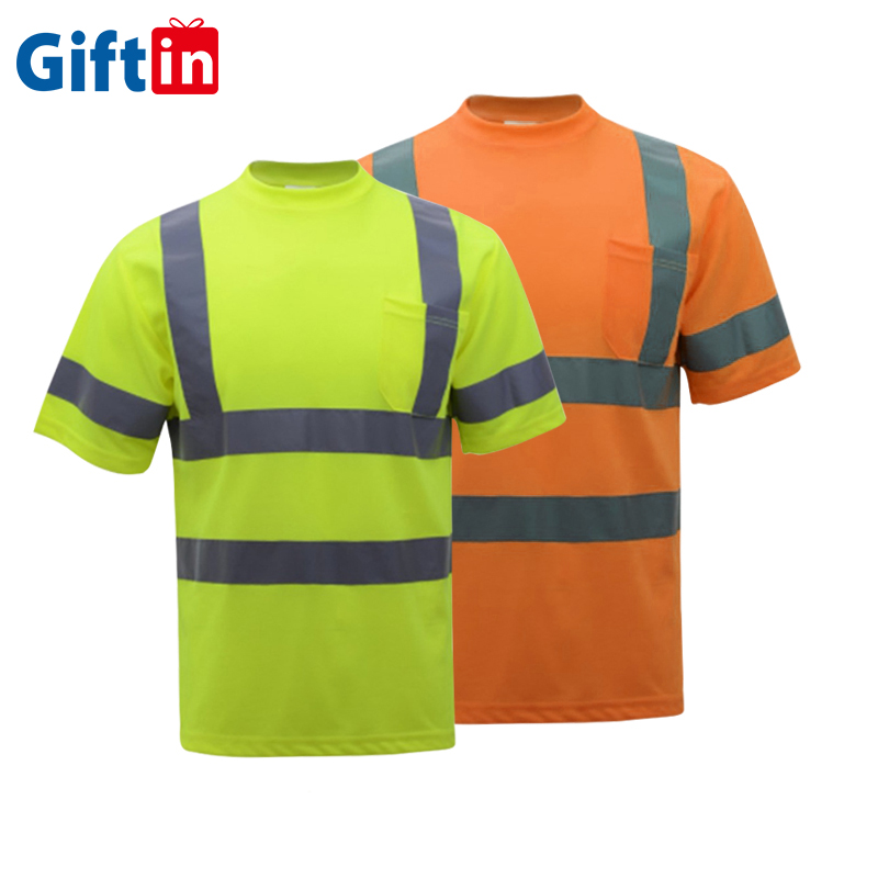 PriceList for Company Polo Shirt - High Visibility Safety Special Polo Printing Fabric Running Vest Tape Mens Custom T-shirt Reflectivet T shirt – Gift