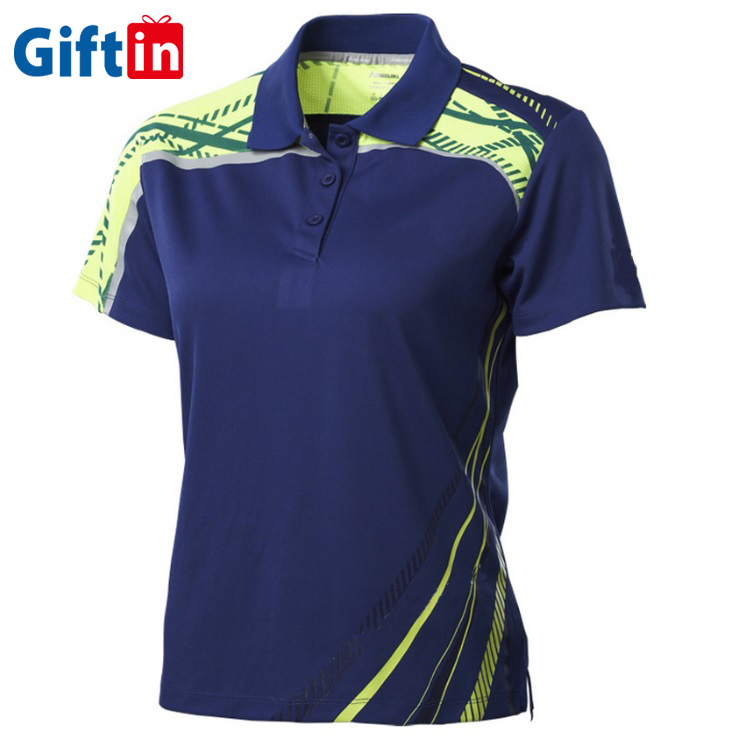OEM Manufacturer Embroidered Sweater - custom all over sublimation printing dry fit 100% polyester spandex t shirt polo print mens polo shirt – Gift