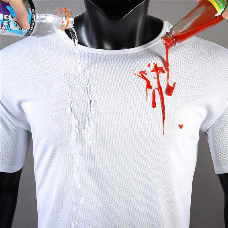 Factory Free sample Custom Dri Fit Polo Shirts - 2019 wholesale Polyester high quality loose nano hydrophobic waterproof t-shirt breathable blank men t shirts – Gift