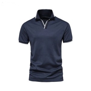 Polo d'impression brodé avec Logo personnalisé, 100% coton et Polyester, uniforme de Golf pour hommes, vente en gros