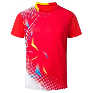 Engros hvid polyester brugerdefineret mønster logo sublimation 3D Marathons T-shirt