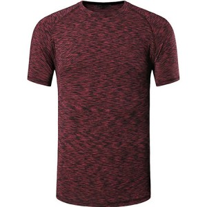 Personalizado bordar roupas super secas camisetas masculinas lisas maratona correndo impressão esporte t camisa