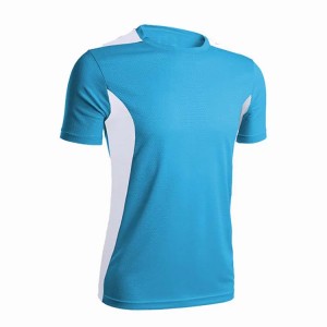 OEM-поставщик на заказ спортивная футболка для мужчин, бегущих в фитнес-клубе, быстросохнущая летняя повседневная футболка с панелью