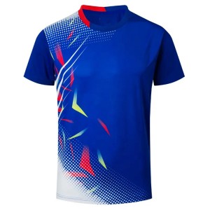 Großhandels-weißes Polyester-kundenspezifisches Muster-Logo-Sublimations-3D-Marathon-T-Shirt