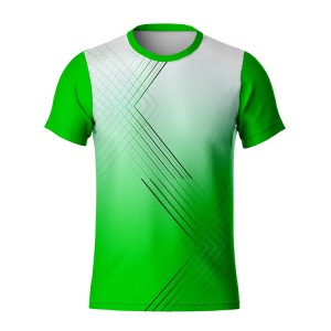 Kundenspezifisches Druck-LOGO-T-Shirt, schnell trocknendes Marathon-Sport-Sublimations-Lauf-T-Shirt